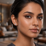 Load image into Gallery viewer, Mukul | Classic Square Stone Studs

