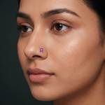 Load image into Gallery viewer, Mitali |  9-Stone Square Nose Pin
