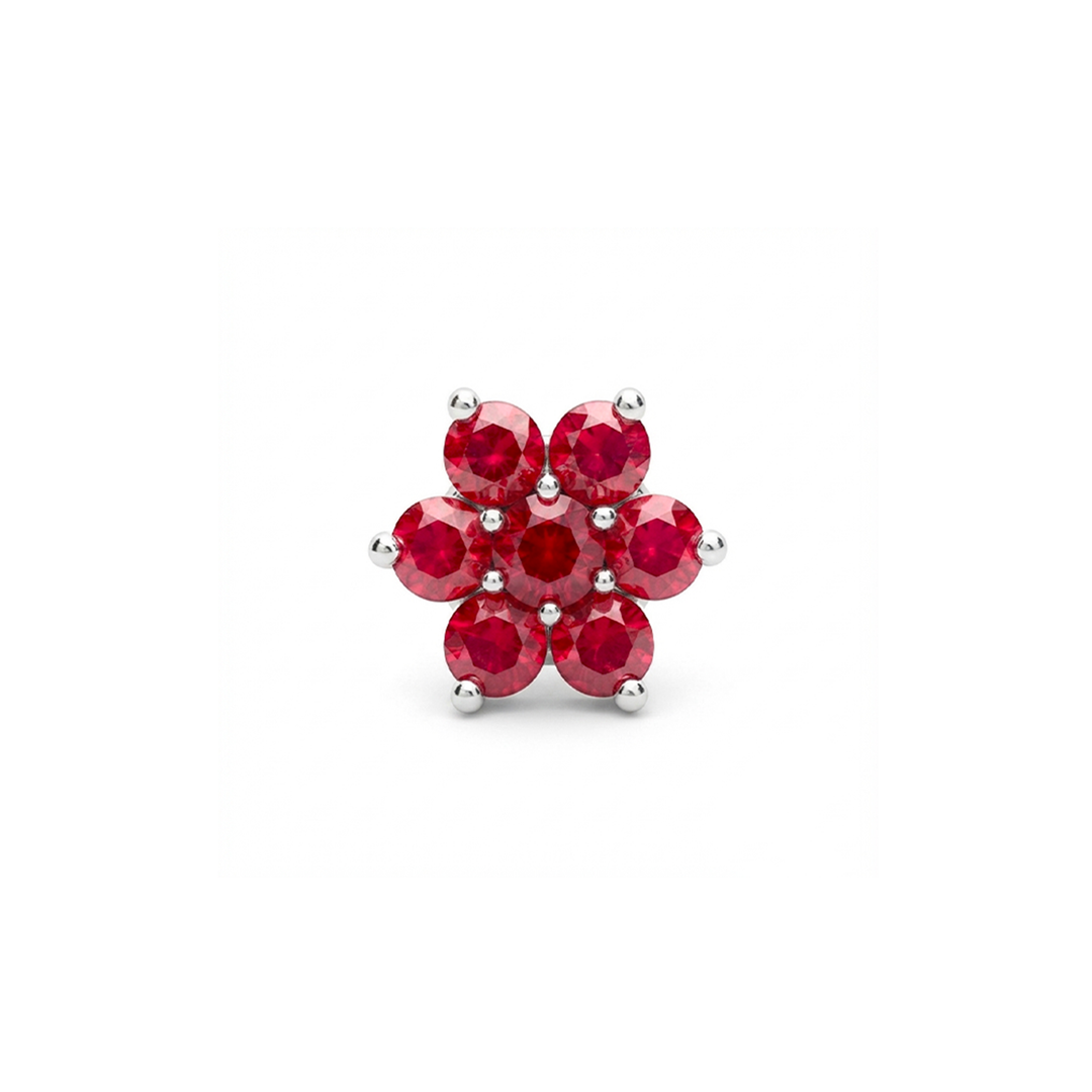 Manya | 7-Stone Silver Nosepin
