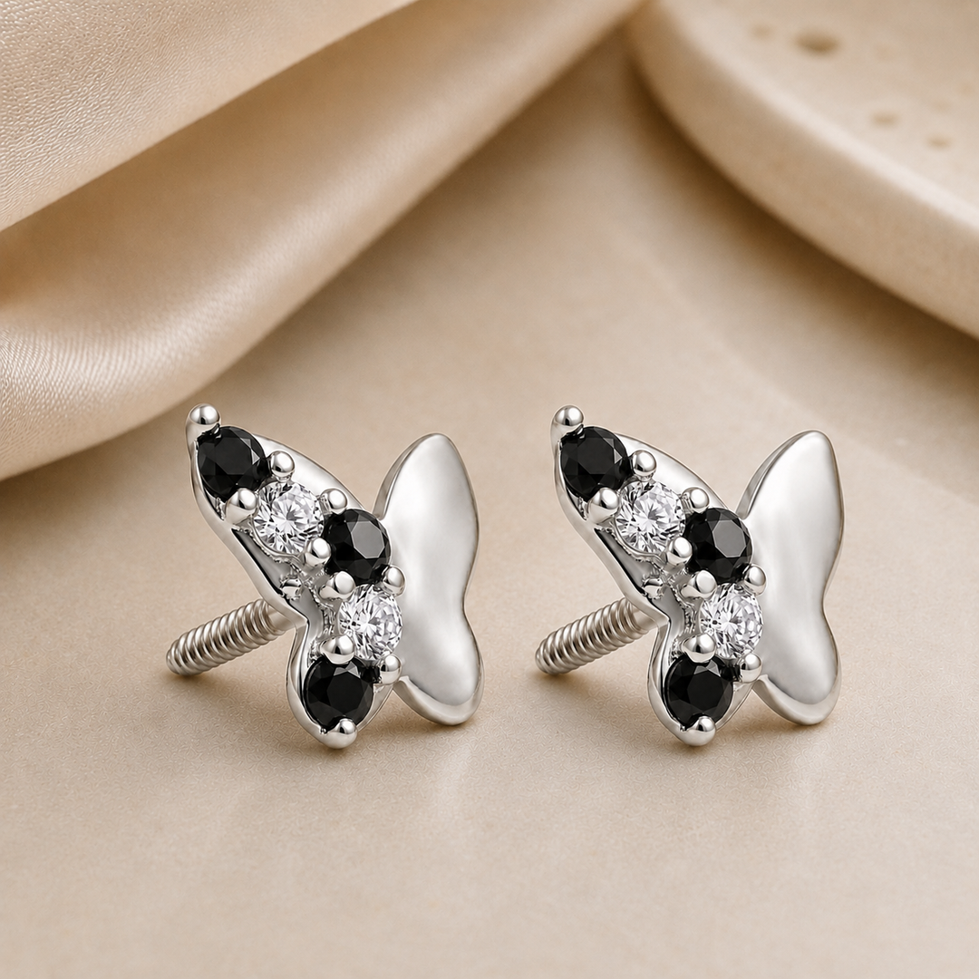 Mila | Butterfly Stone Earrings