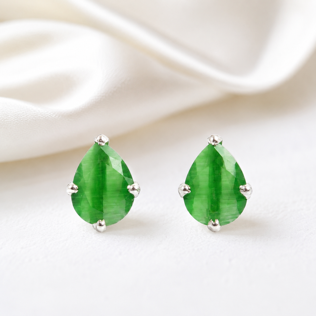 Mishka | Water Drop Stone Stud Earrings