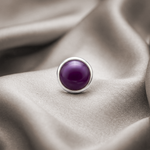 Load image into Gallery viewer, Katori Moti | Round Shaped Silver Nose Pin
