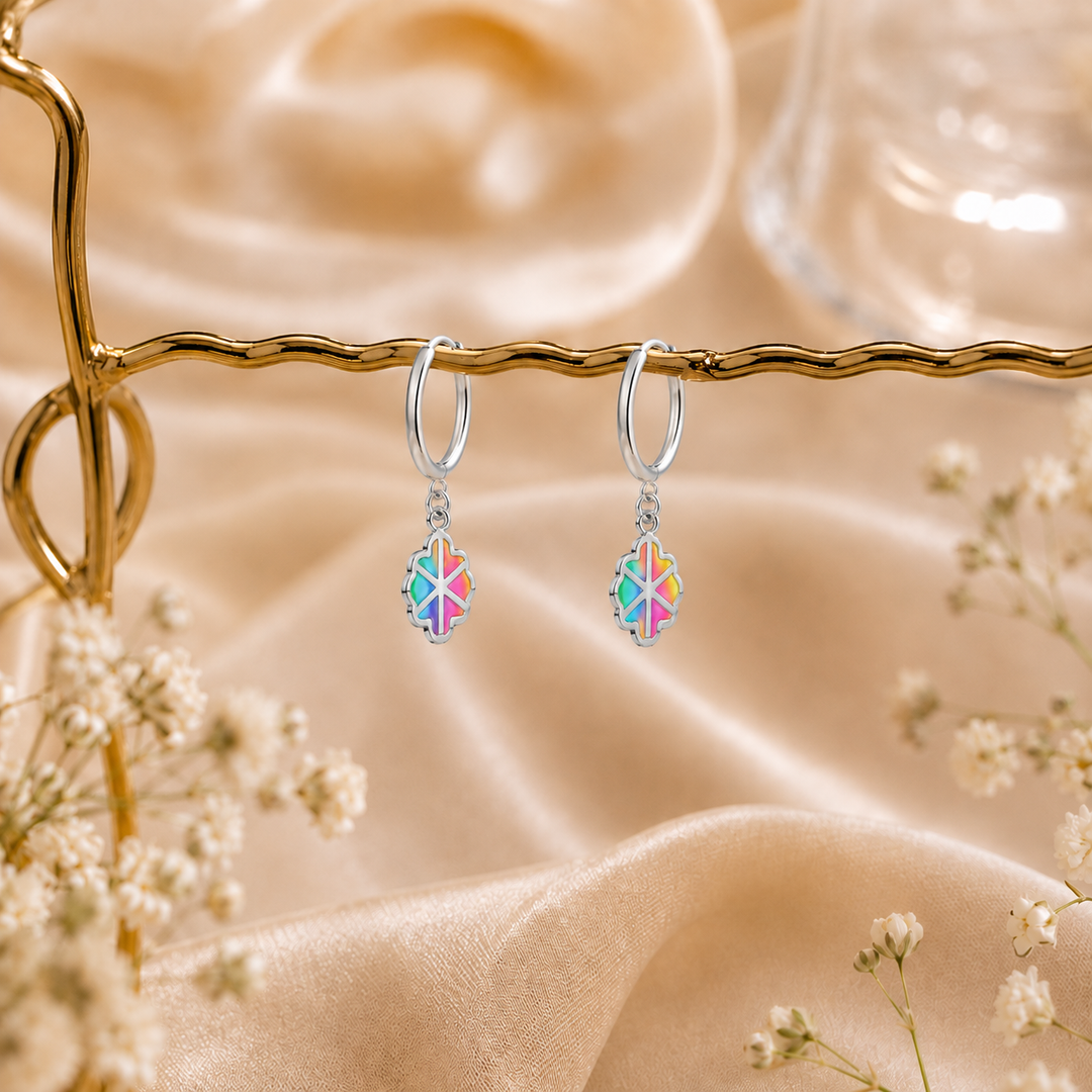 Mahira | Geometric Hoop Earrings