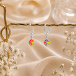 Load image into Gallery viewer, Mahira | Geometric Hoop Earrings
