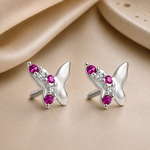 Load image into Gallery viewer, Mila | Butterfly Stone Earrings
