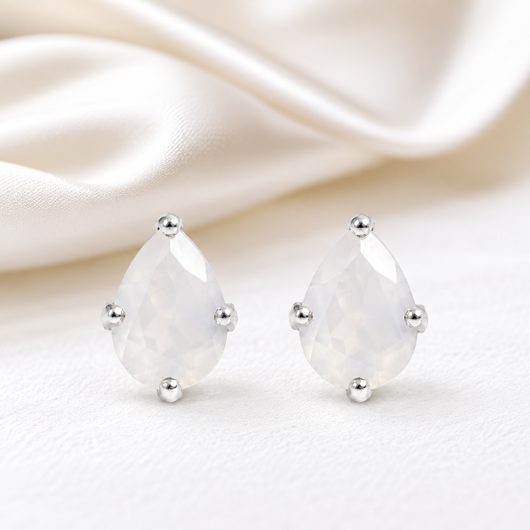 Mishka | Water Drop Stone Stud Earrings