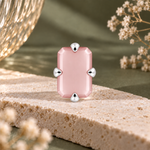 Load image into Gallery viewer, MELORA | RECTANGLE SHAPED SILVER NOSE PIN
