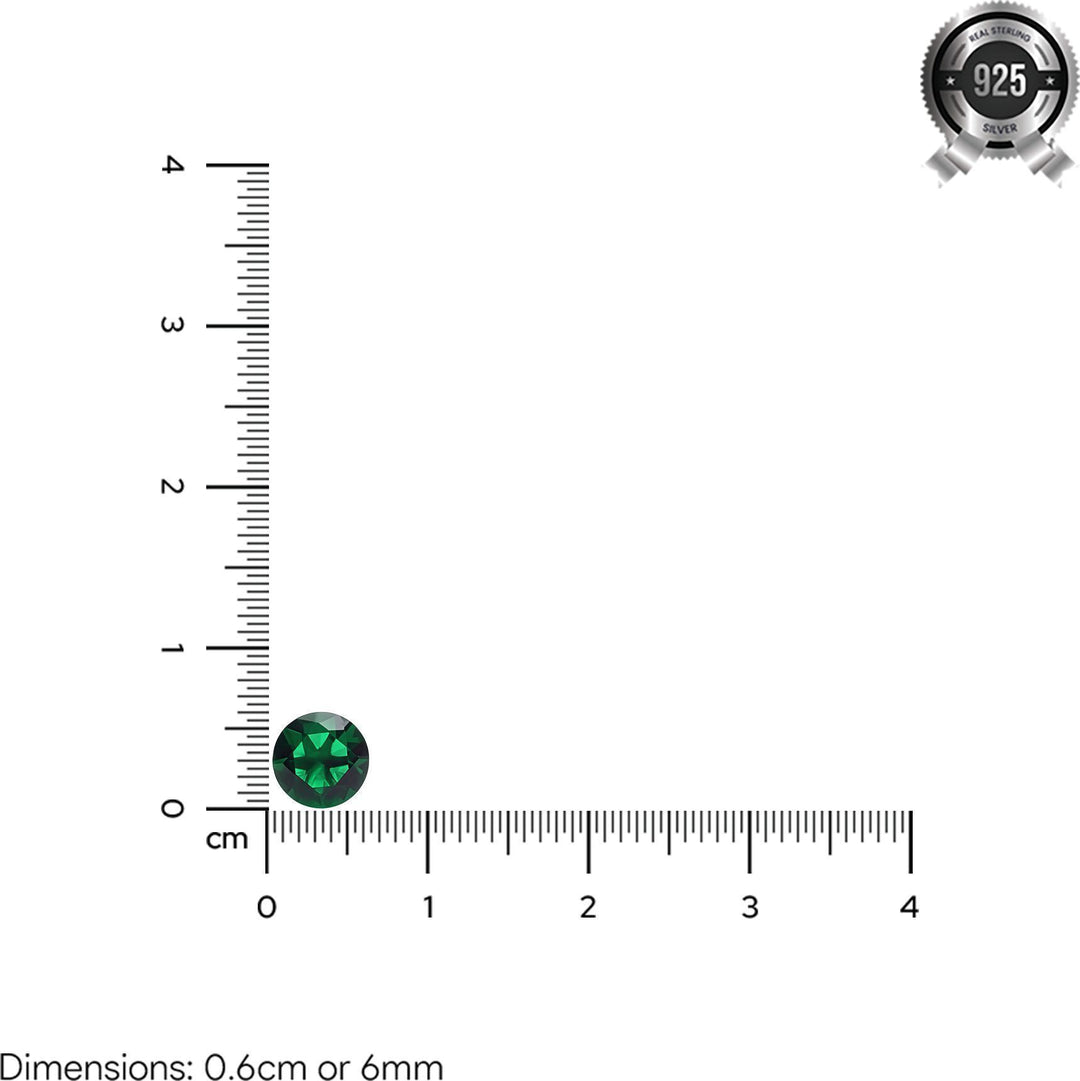 MYNAH Nose Stud Green