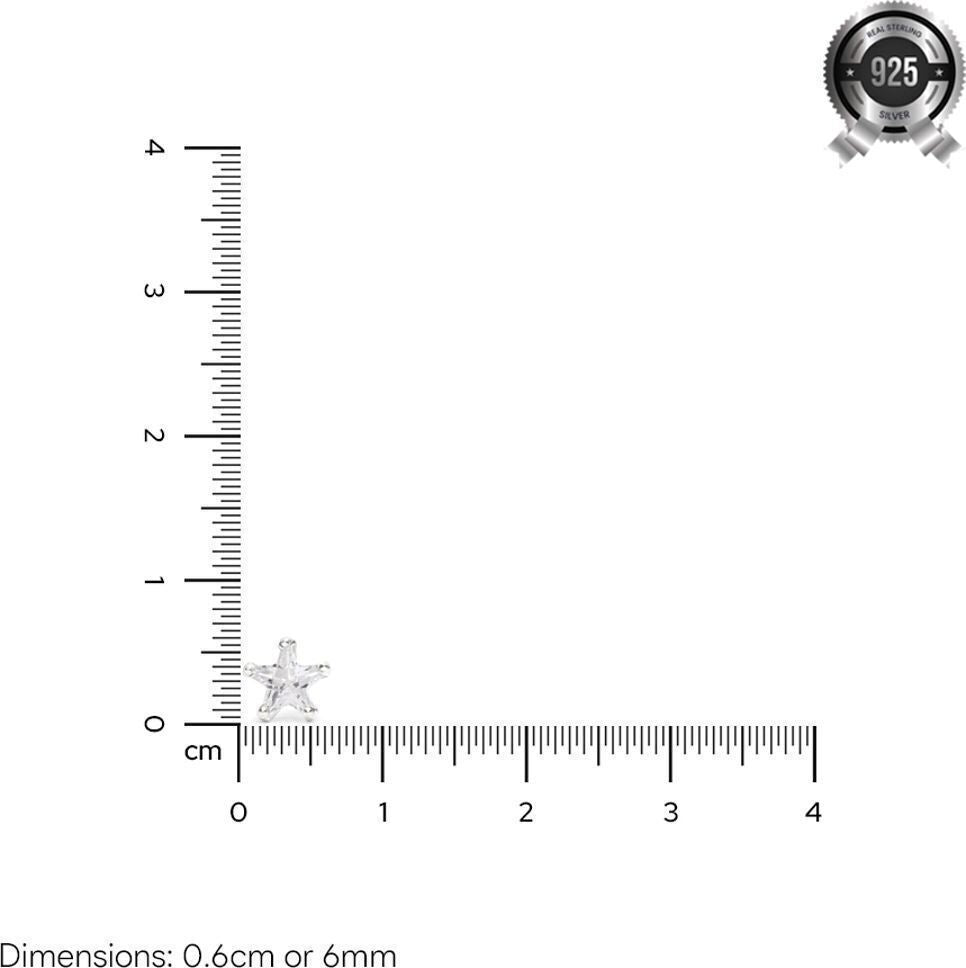 MYNAH Nose Stud White