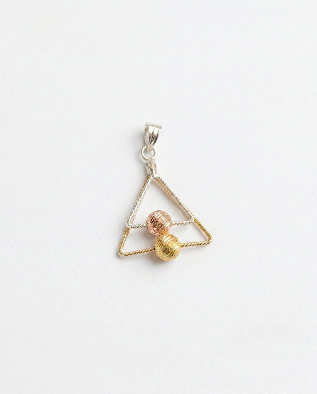 MYNAH Triangle Pendant - Gold Plating | Sterling Silver | MeruST001