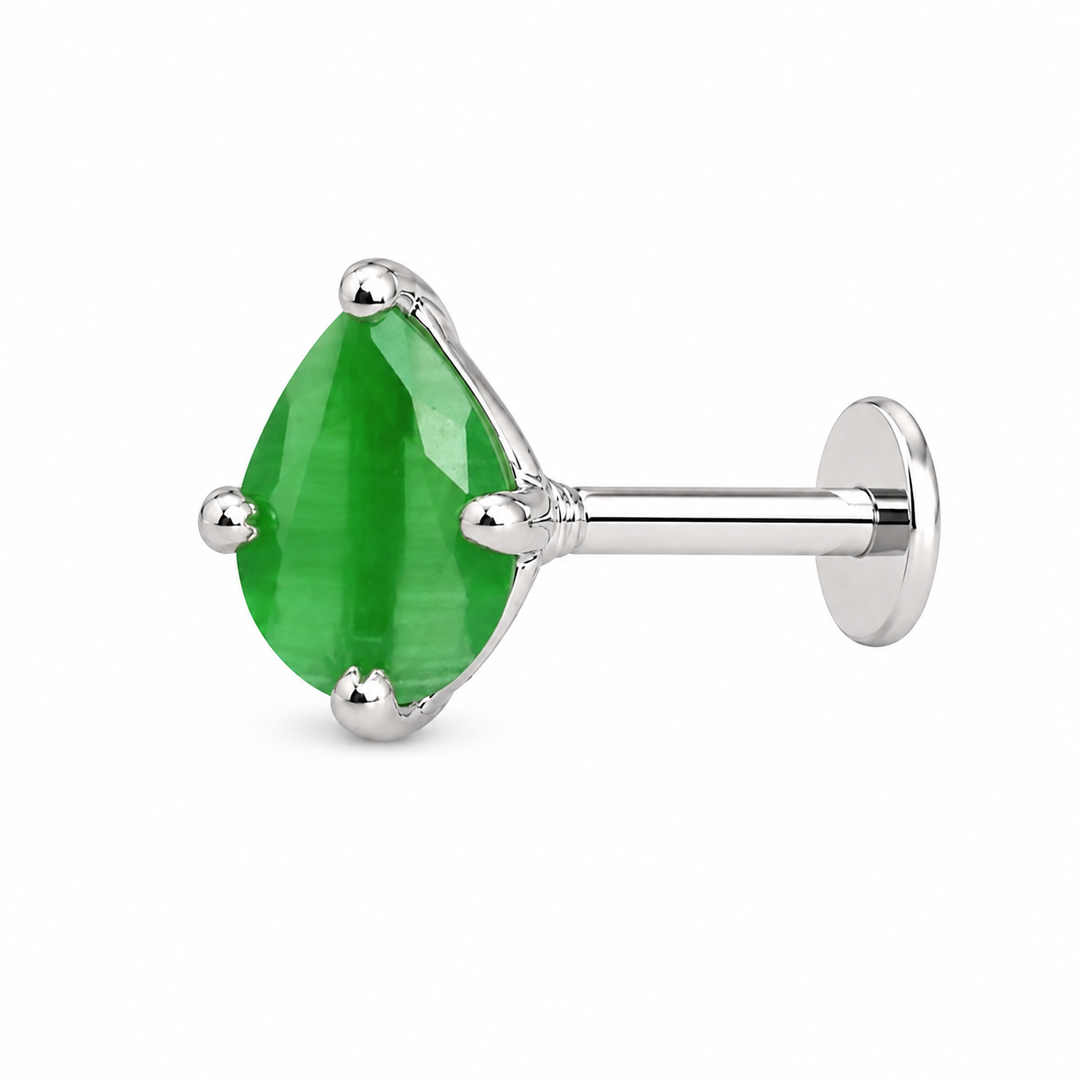 Mishka | Water Drop Stone Stud Earrings