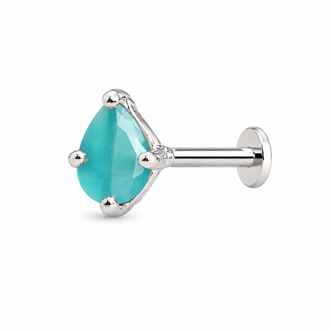 Mishka | Water Drop Stone Stud Earrings