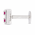 Load image into Gallery viewer, Mitali | 9-Stone Square Stud Earrings

