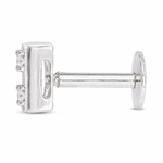 Load image into Gallery viewer, Mitali | 9-Stone Square Stud Earrings
