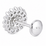 Load image into Gallery viewer, Maitri | 37-Stone Round Cluster Earrings
