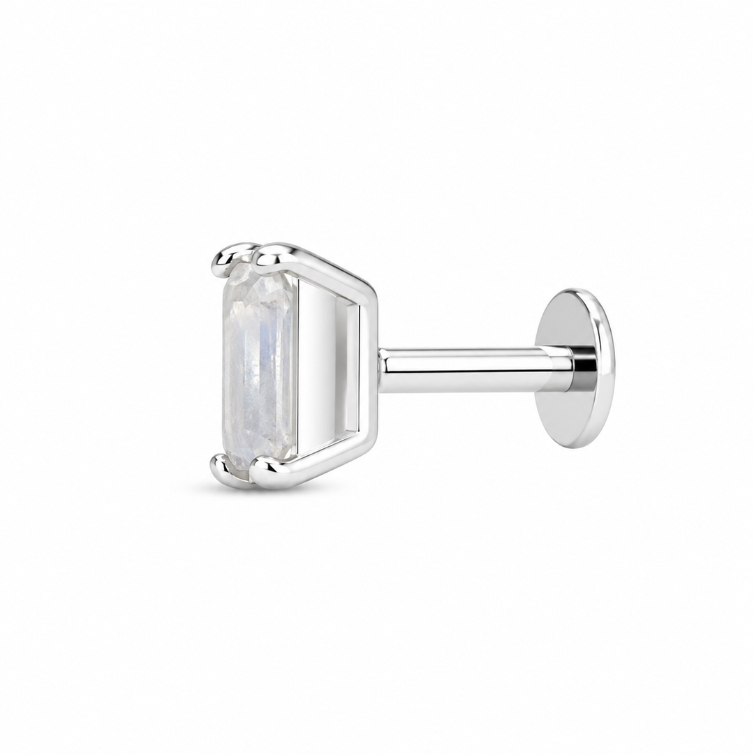 Mukul | Classic Square Stone Studs