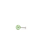 Load image into Gallery viewer, Mukt | Pearl Silver Earrings 6mm | Kids/2nd Stud Screw
