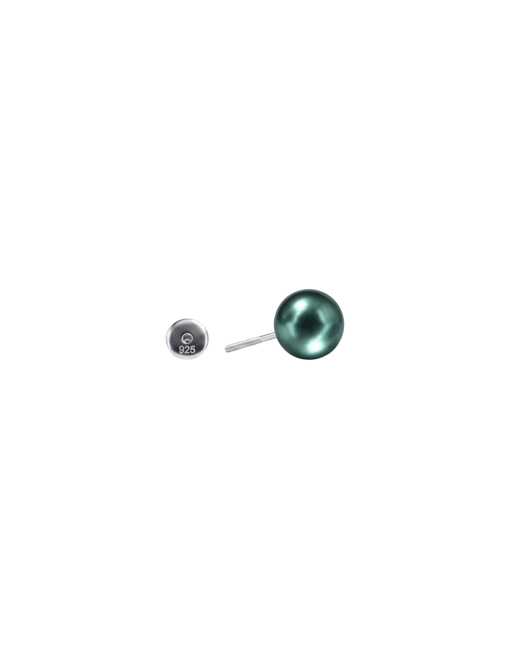 Mukt | Pearl Silver Earrings 6mm | English Back