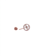 Load image into Gallery viewer, Mukt | Pearl Silver Earrings 10mm
