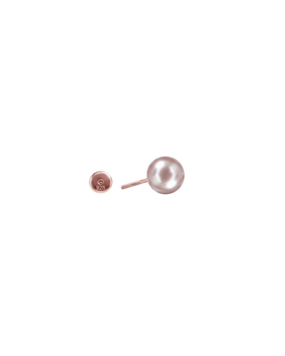 Mukt | Pearl Silver Earrings 6mm | English Back