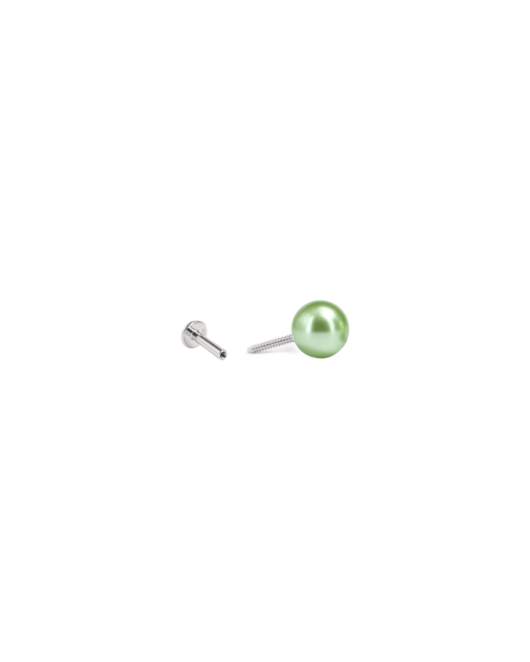 Mukt | Pearl Silver Earrings 6mm | Kids/2nd Stud Screw