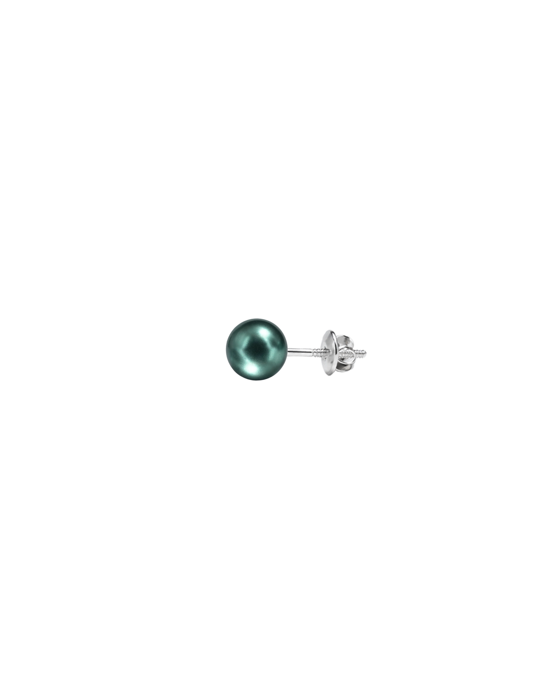 Mukt | Pearl Silver Earrings 6mm | English Back