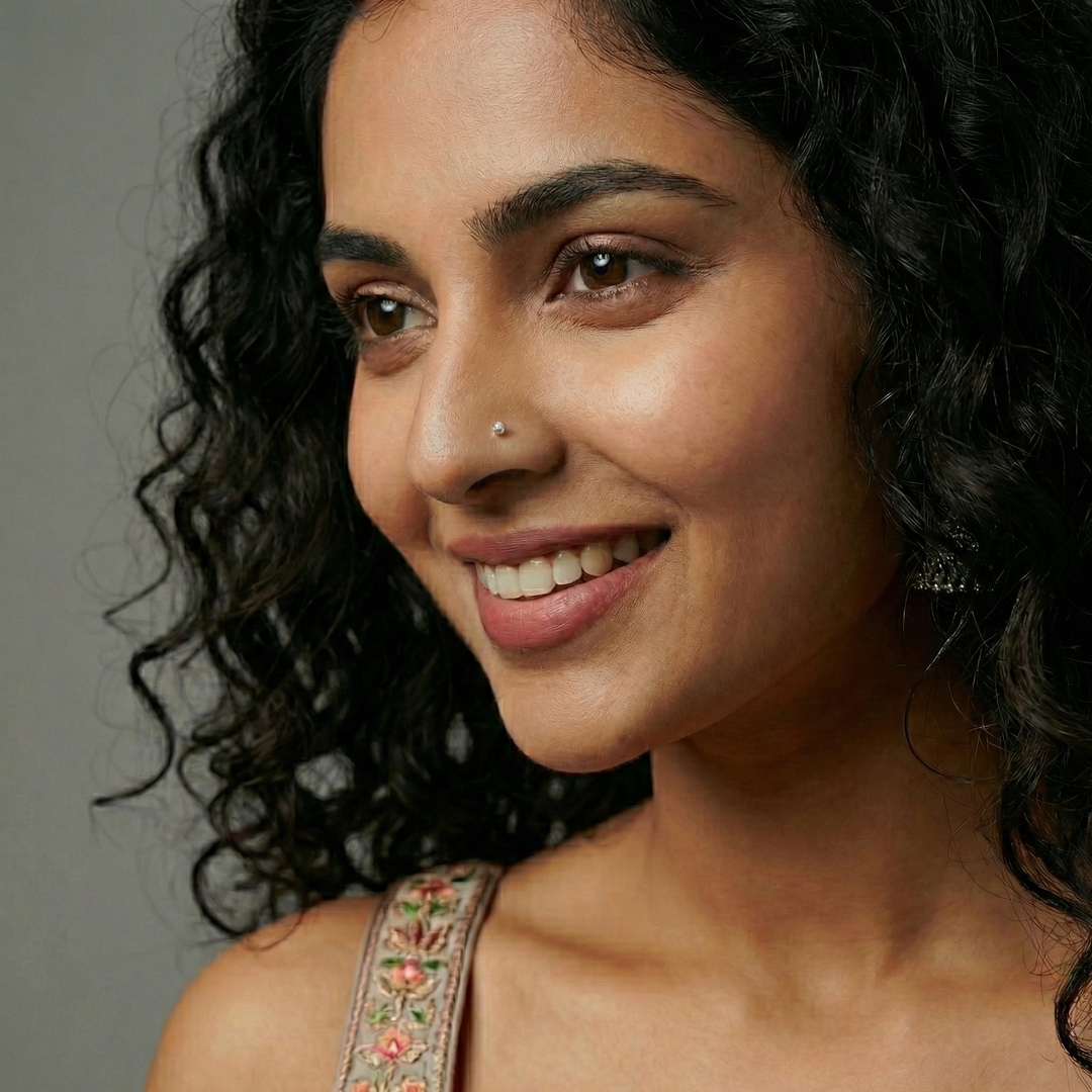 Moti | Ball shaped Silver Nosepins