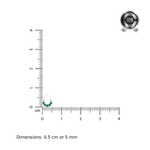 Load image into Gallery viewer, Mayank | Crescent Stone Stud Earrings
