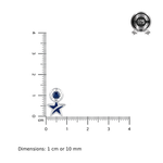 Load image into Gallery viewer, Miraya | Enamel Star Drop Earrings
