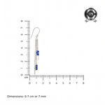 Load image into Gallery viewer, MIRELLE | Triple Rectangular Drop Earrings

