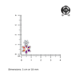 Load image into Gallery viewer, Minal | Geometric Floral Laser Earrings
