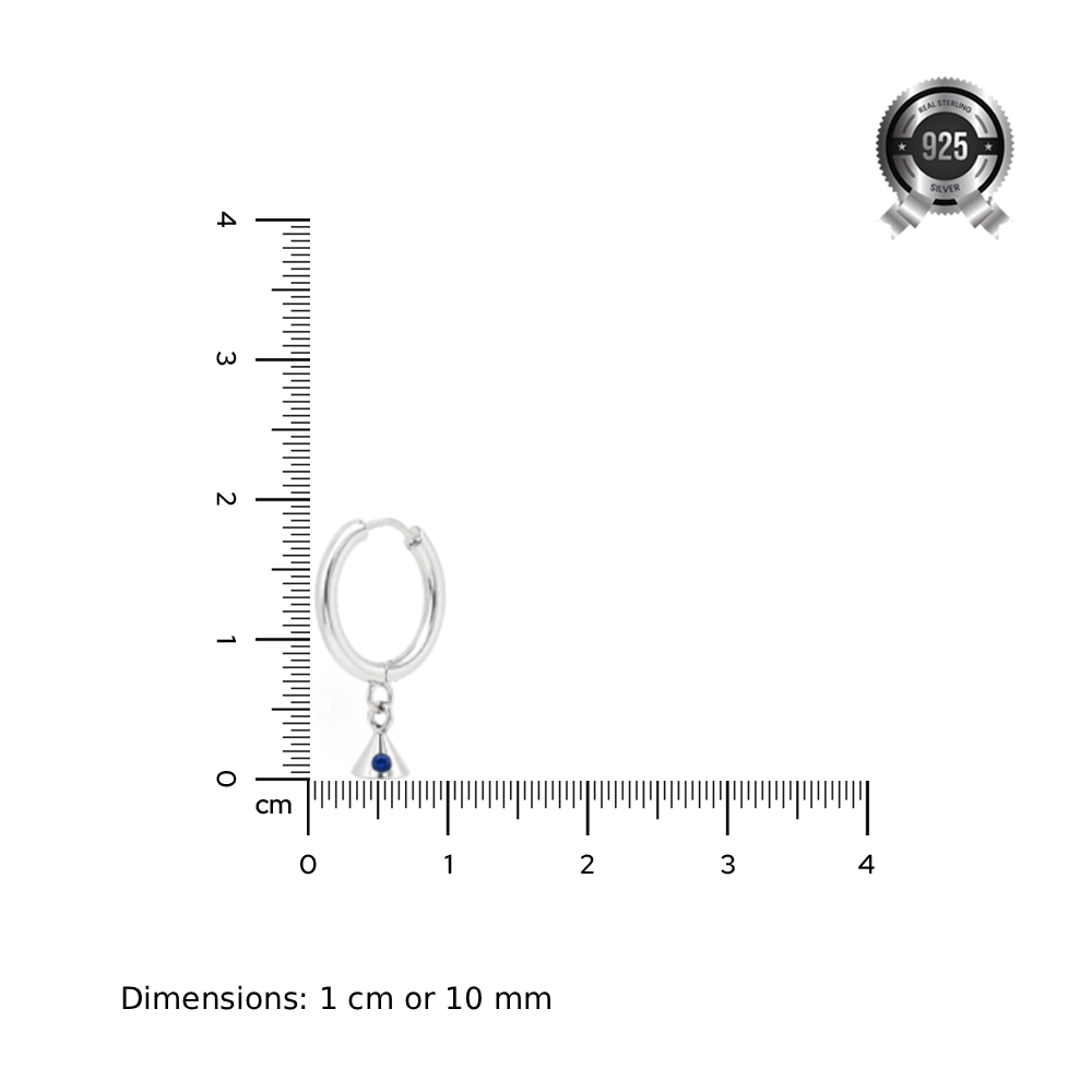 Mita | Minimalist Hoop Drop Earrings