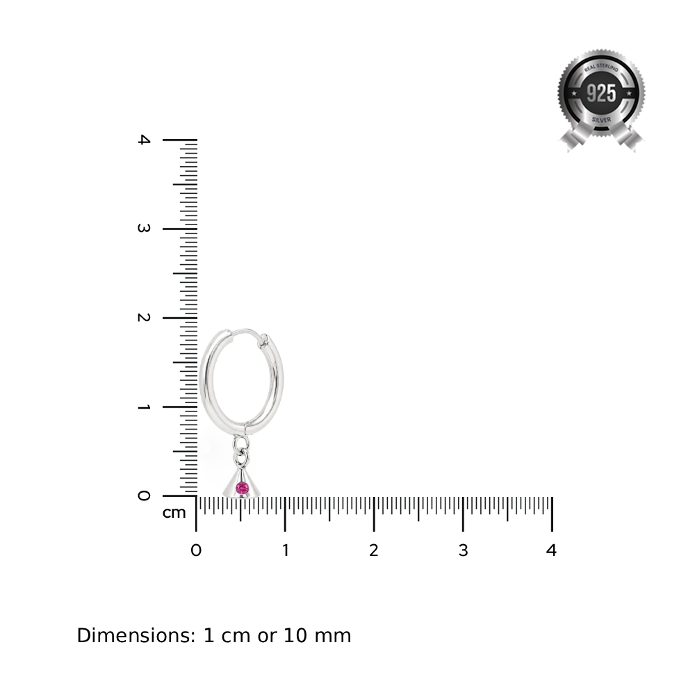 Mita | Minimalist Hoop Drop Earrings
