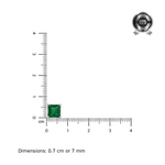 Load image into Gallery viewer, Mukul | Classic Square Stone Studs
