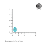 Load image into Gallery viewer, Mishka | Water Drop Stone Stud Earrings

