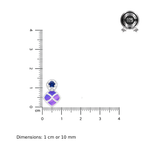 Load image into Gallery viewer, Mohana | Geometric Laser Stone Drop Earrings
