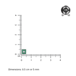 Load image into Gallery viewer, Mitali | 9-Stone Square Stud Earrings
