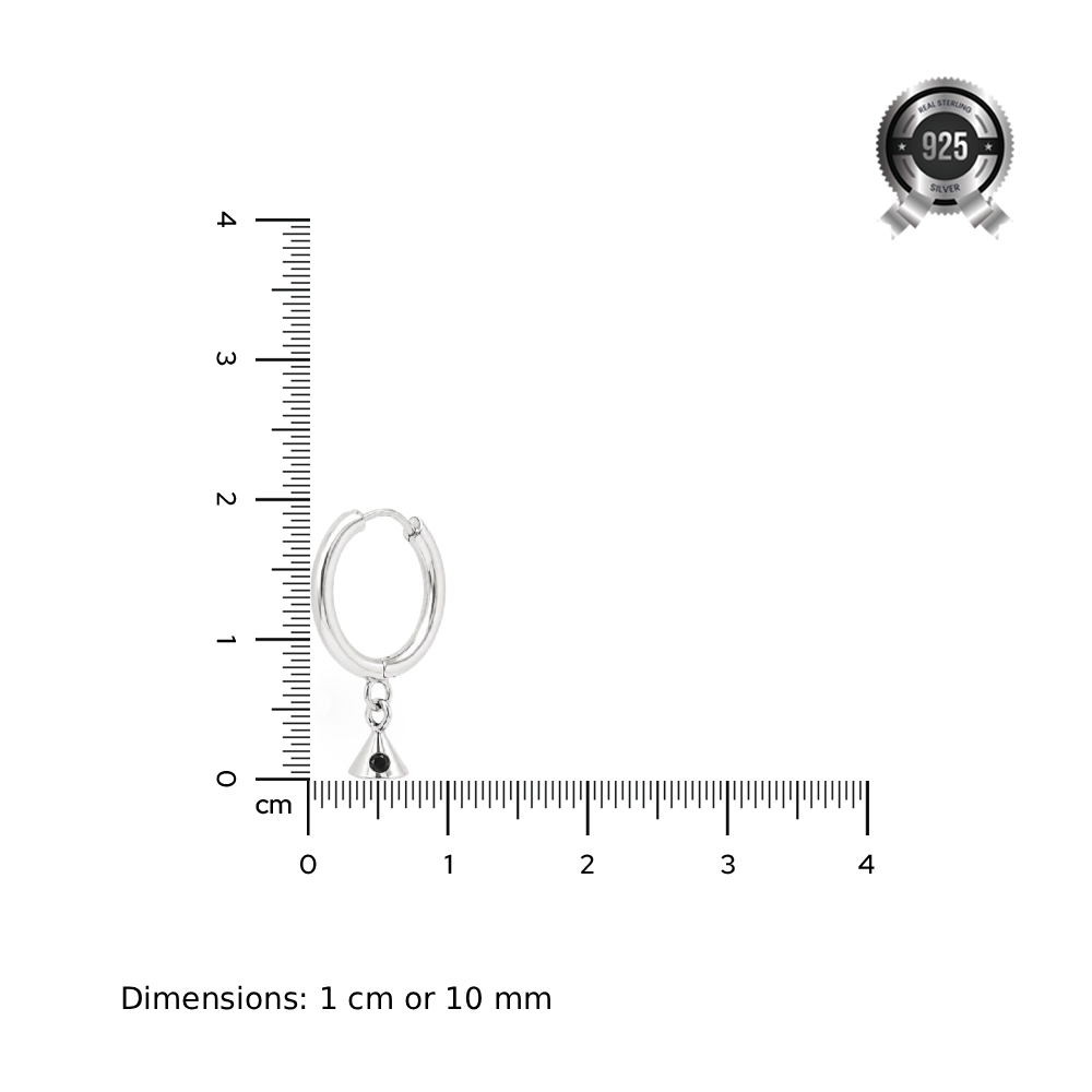 Mita | Minimalist Hoop Drop Earrings