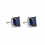 Load image into Gallery viewer, Mukul | Classic Square Stone Studs
