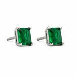 Load image into Gallery viewer, Mukul | Classic Square Stone Studs
