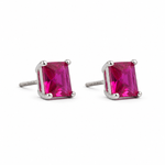 Load image into Gallery viewer, Mukul | Classic Square Stone Studs

