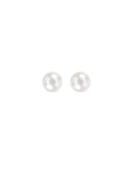 Load image into Gallery viewer, Mukt | Pearl Silver Earrings 12mm
